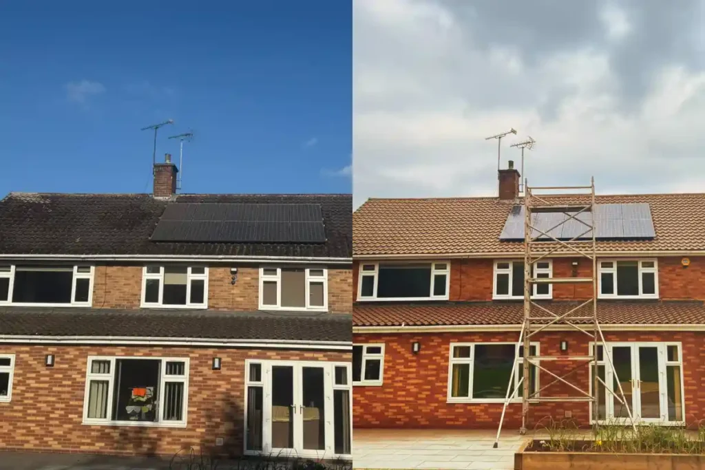 roof cleaning by pristine steam cleaning Ltd