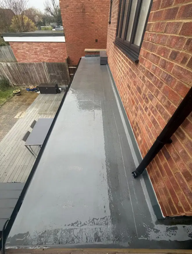Professionally pressure washed surface after cleaning in St Albans